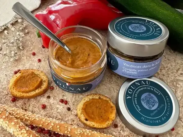 12 Tartinades apéritives Vacances dans le Sud – Courgette, poivron, piment d‘Espelette