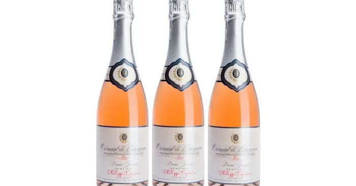 3 Bouteilles De Crémant De Bourgogne Rosé