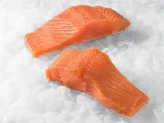 4 Pavés De Truite À Chair Rose Avec Peau Sans Arêtes