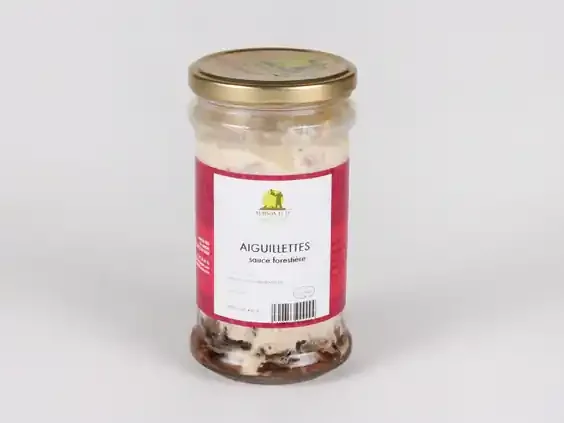 Aiguillettes sauce forestiere