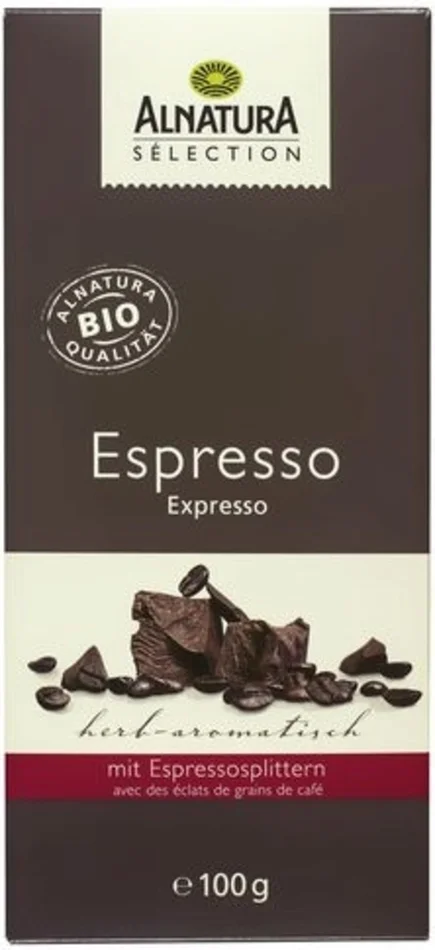 Alnatura Bio Sélection – Chocolat Espresso, 100 g
