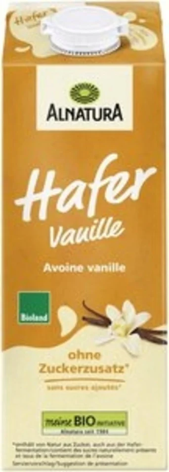 Alnatura Boisson à l&rsquo;Avoine Bio – Vanille, 1 l