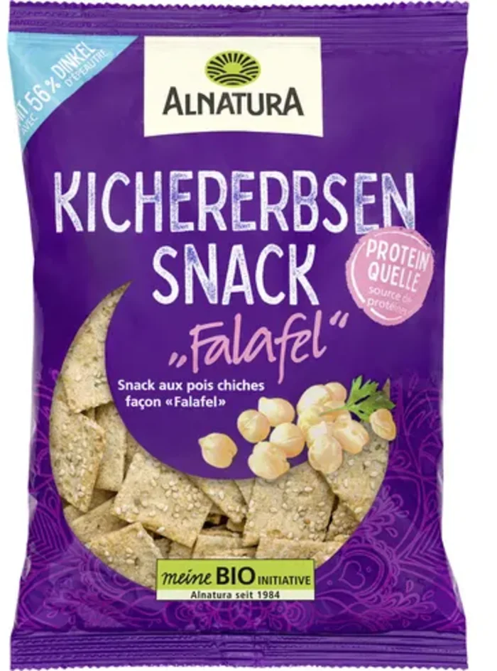 Alnatura Snack aux Pois Chiches Facon « Falafel », 150 g