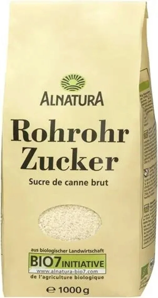 Alnatura Sucre de Canne Brut Bio, 1 kg