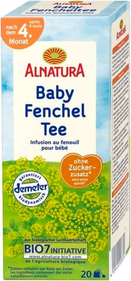 Alnatura Tisane Bébé au Fenouil Bio, 35 g