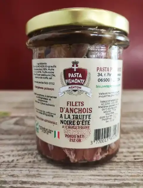 Anchois à la Truffe d‘Été en Huile d‘Olive