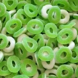 Anneaux pomme sucrés 100g