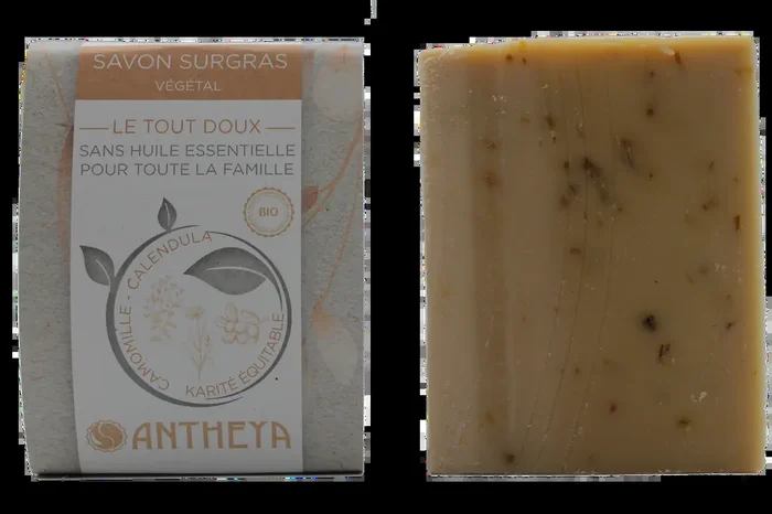 Antheya — Savon sans he – tout doux pour toute la famille (bande papier) – 100 g