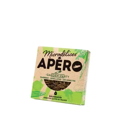 Apero ténébrions garden party – insectes comestible