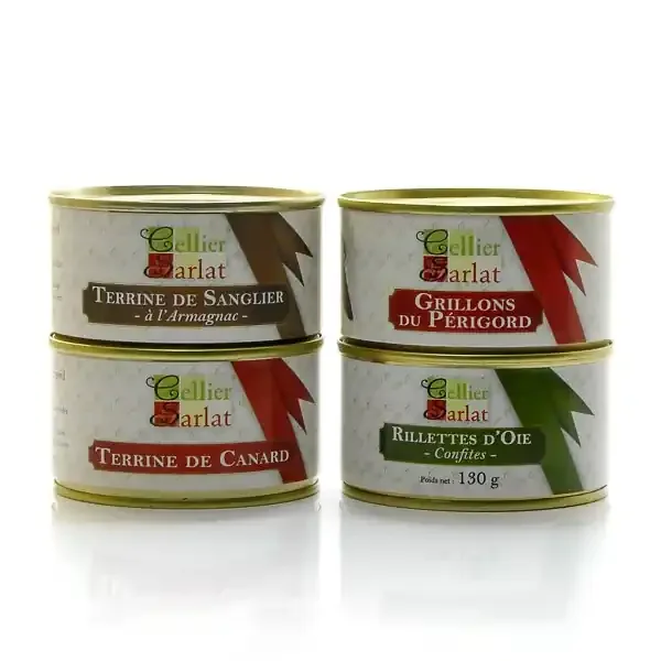 Assortiment de 4 Terrines, 4x130g
