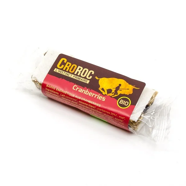 Barre de Céréales Cromax aux Cranberries 35g
