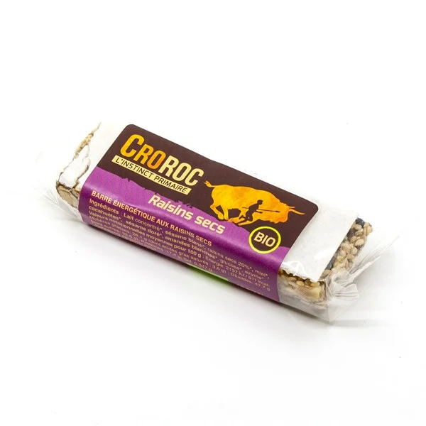 Barre de Céréales Cromax aux Raisins Secs 35g