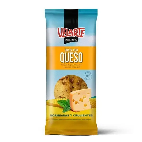 Bâtonnets de pain avec fromage et origan VELARTE 80g.