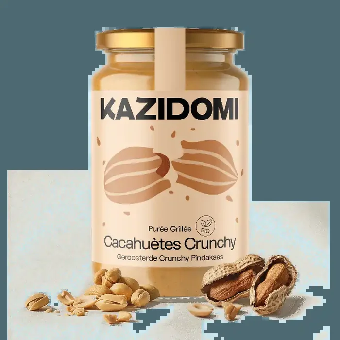 Beurre de Cacahuètes Croquantes Grillées Bio