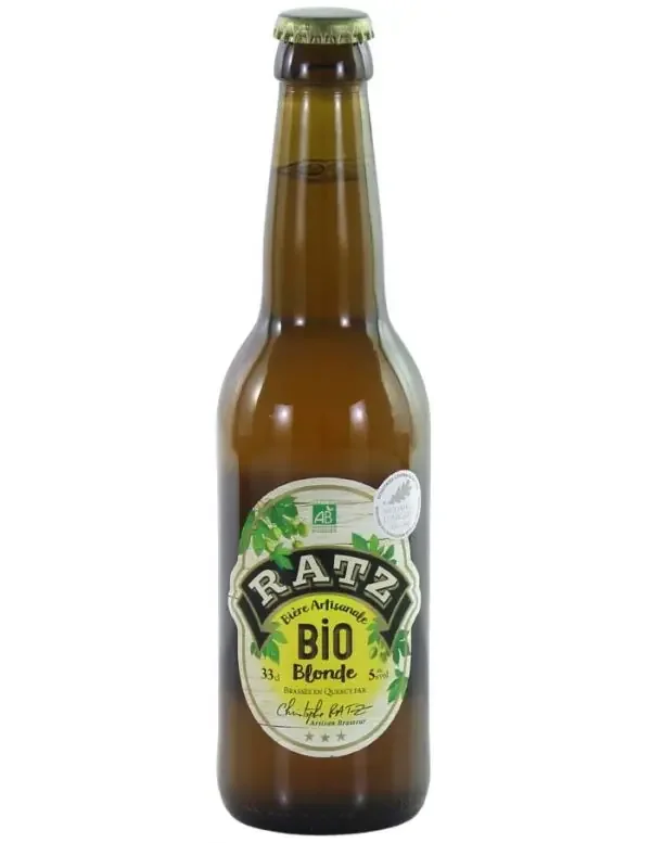 Bière Bio Blonde – Brasserie Ratz
