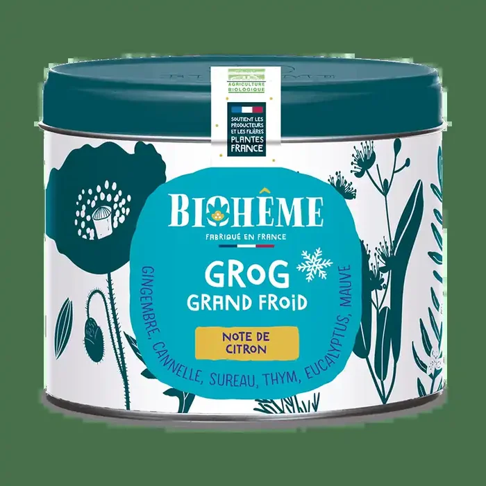 Biohême — Infusion Grog Grand Froid bio boîte métal – 50 g