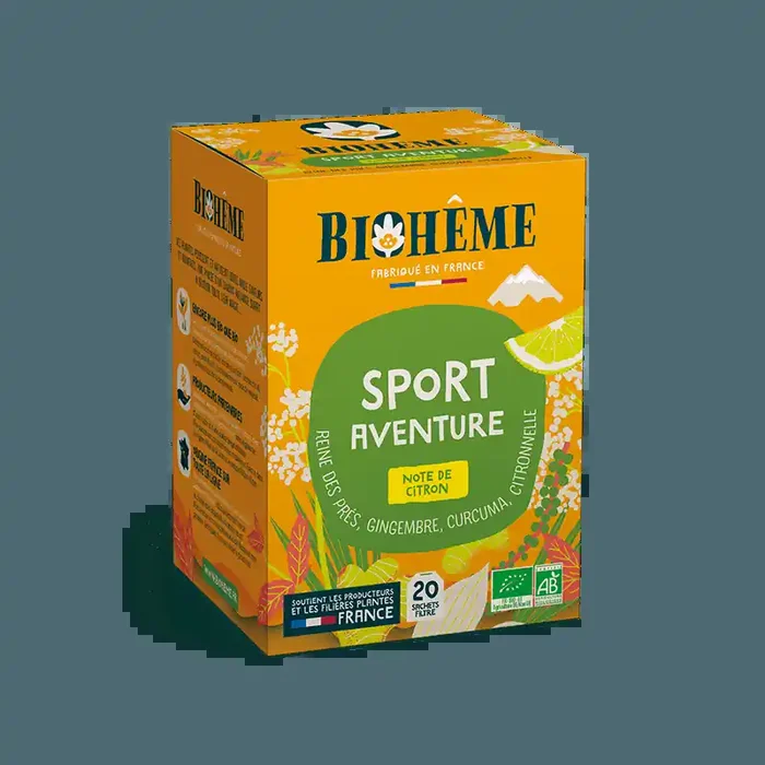 Biohême — Infusion Sport aventure – 20 infusettes