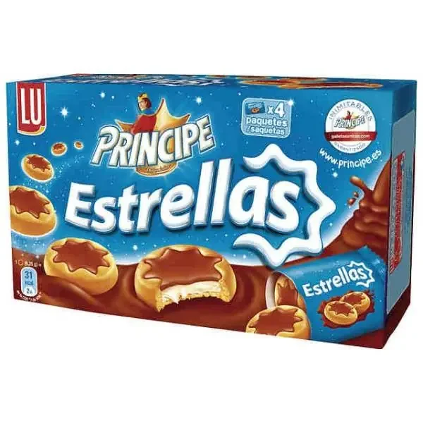 BISCUITS ESTRELLAS PRÍNCIPE « LU » 150 GR