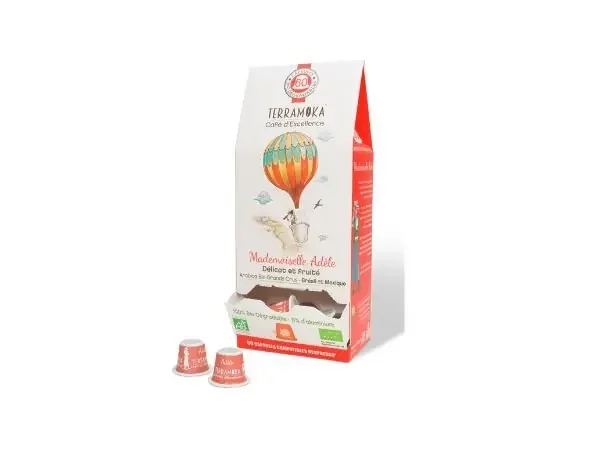 Café ADELE x60 capsules Home Compost type Nespresso