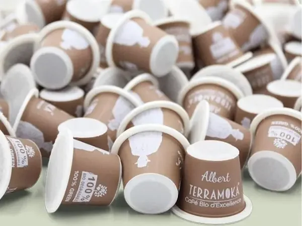 Café ALBERT VRAC x300 capsules Home Compost type Nespresso