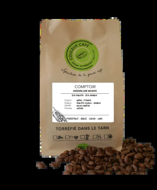 Café Moulu mélange Arabica & Robusta « Comptoir » – Couleur Café