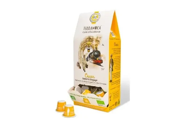Café OSCAR x60 capsules Home Compost type Nespresso
