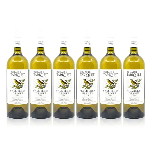 Carton de 6 Magnums de Tariquet Premières Grives 2024 6x150cl