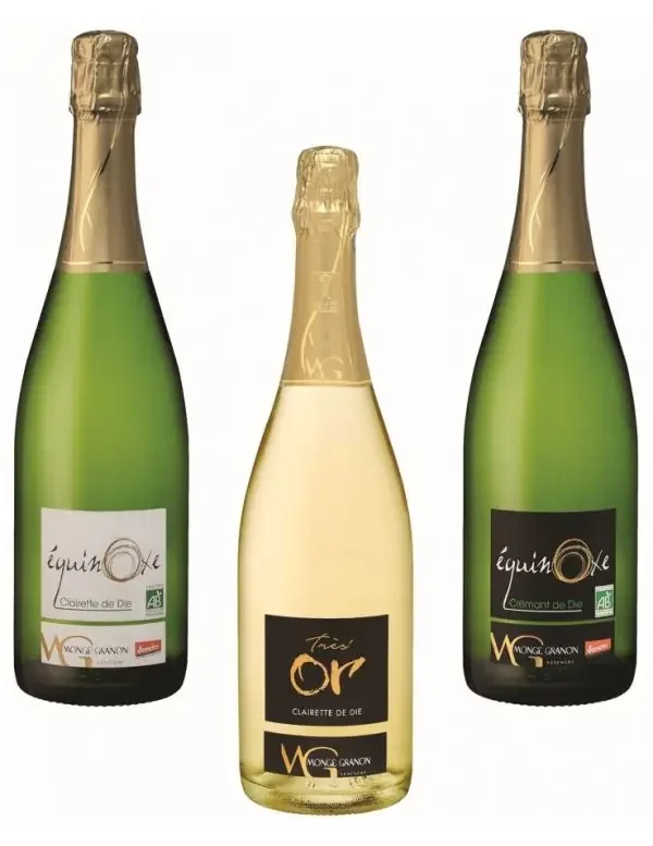Clairette et Crémant de Die AOP Lot Découverte 3 bouteilles
