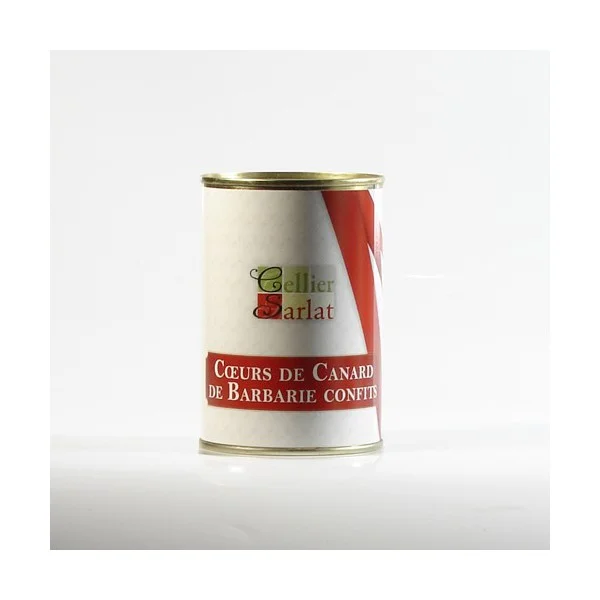 Coeur de canard de Barbarie confits, 390gr