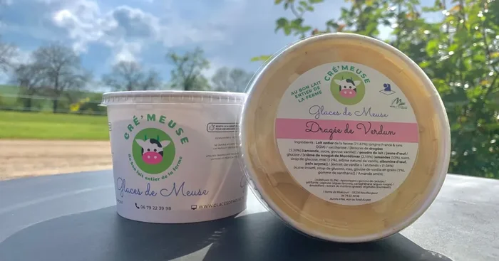 Crème Glacée « Dragée de Verdun » – 360 gr