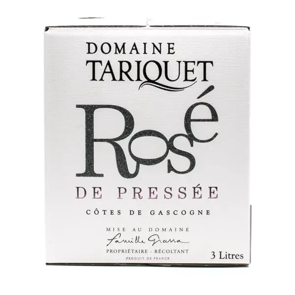 Domaine Tariquet Rosé de Pressée IGP Côtes de Gascogne BIB 3l