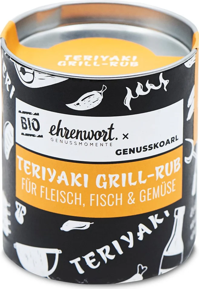 Ehrenwort Mélange d&rsquo;Épices à Frotter Bio « Teriyaki Grill-Rub », 60 g