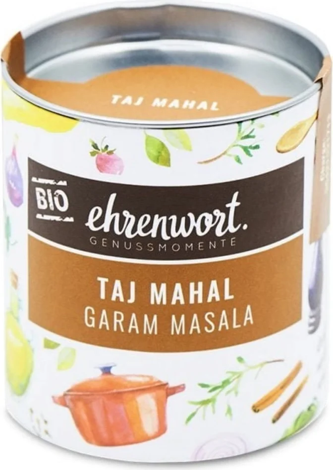 Ehrenwort Mélange d&rsquo;Épices Bio pour Garam Masala « Taj Mahal », 42 g