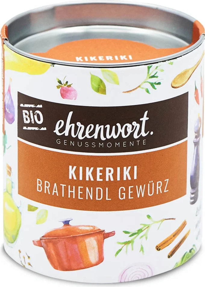 Ehrenwort Mélange d&rsquo;Épices Bio pour Poulet Rôti « Kikeriki », 45 g