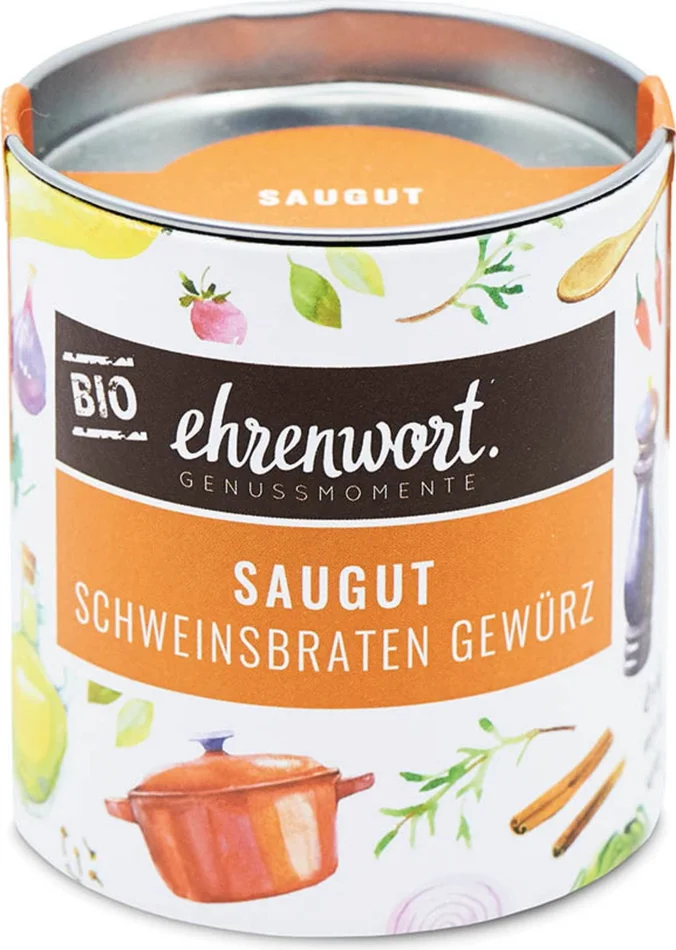 Ehrenwort Mélange d&rsquo;Épices Bio pour Rôti de Porc, 52 g