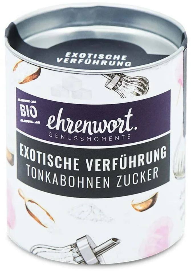 Ehrenwort Mélange de Sucre & Fève Tonka Bio « Exotique Tentation », 115 g