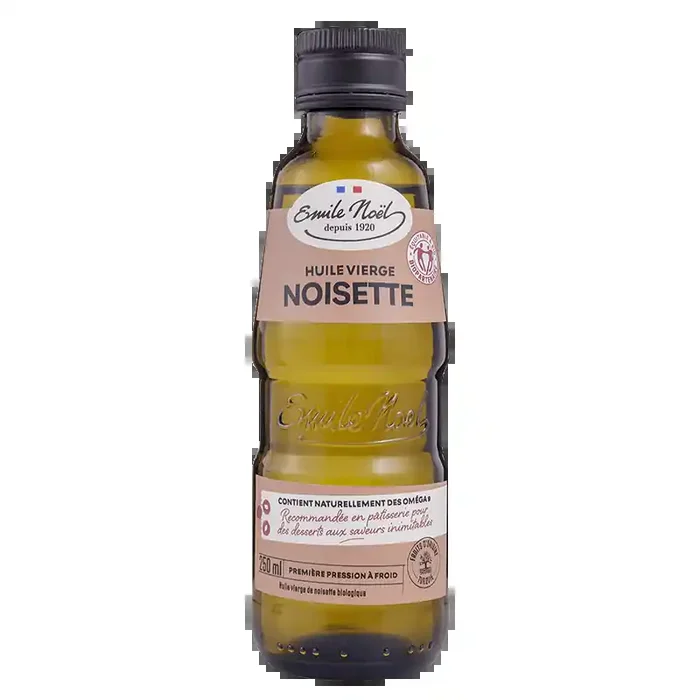 Émile Noël — Huile vierge de noisette bio équitable – 250 ml