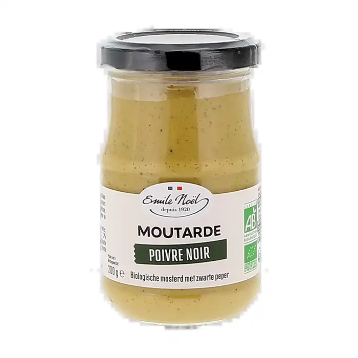 Émile Noël — Moutarde poivre noir bio – 200 g