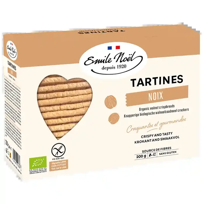 Émile Noël — Tartines sans gluten noix bio – 200 g