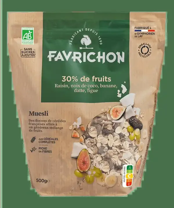 Favrichon — Muesli 30% de fruits – 500 g
