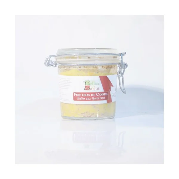 Foie gras entier de canard aux épices rares, 180gr