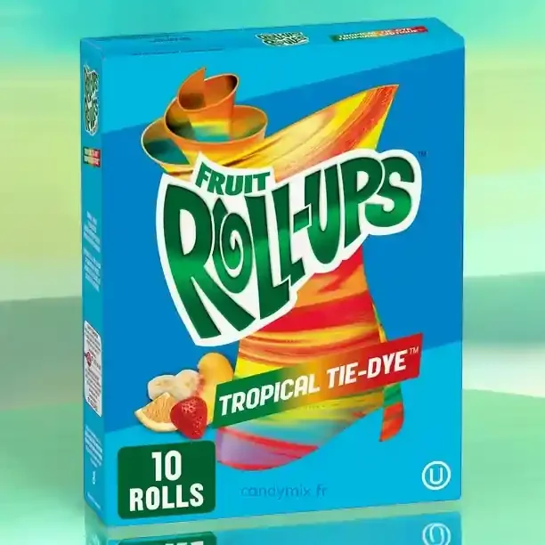Fruit Roll-Ups Tropical Tye Dye (boîte de 8) ?