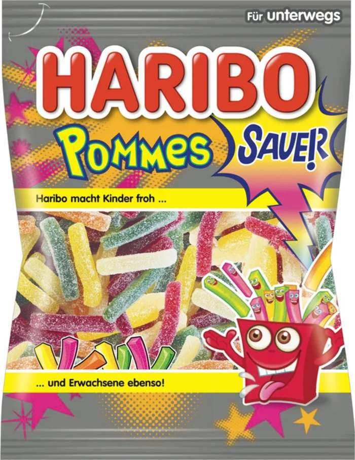 Haribo Frites Acides, 100 g