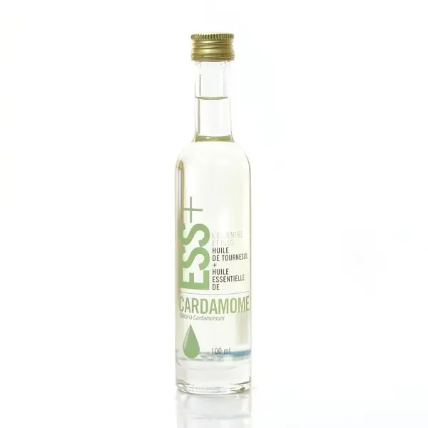 Huile de tournesol et Huile essentielle de Cardamome, 100ml
