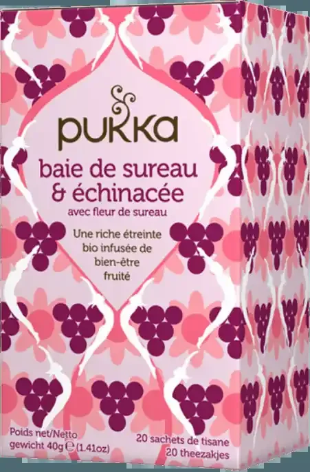 Infusion Baie De Sureau Echinacée Bio