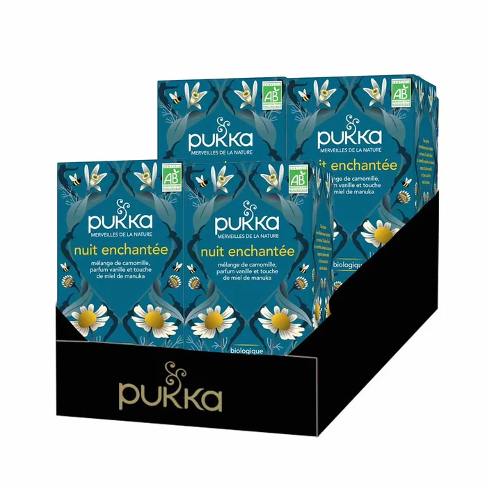Infusion Bio Pukka Nuit Enchantée – 4 boites – 80 sachets