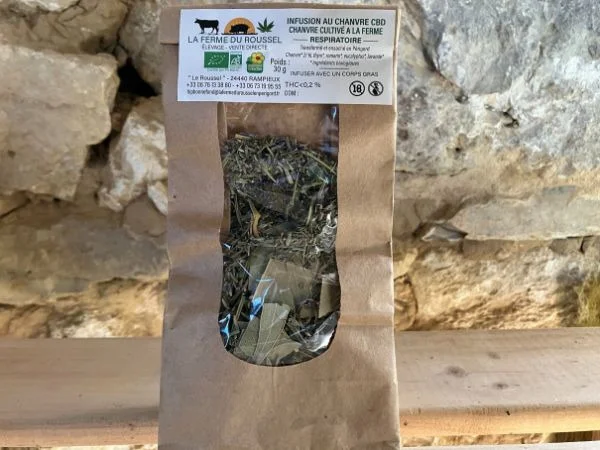 Infusion respiratoire au chanvre 30g