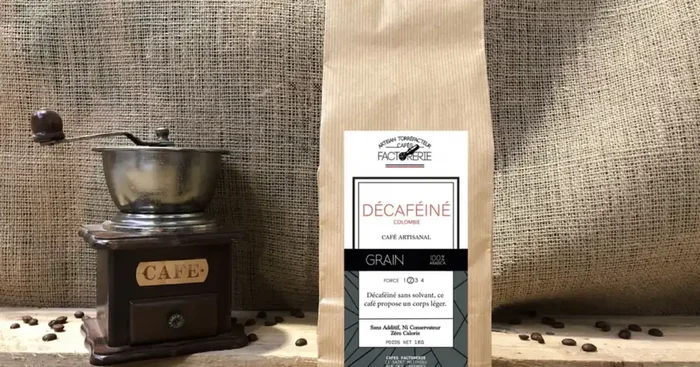 Kilo Colombie Décaféiné à l‘eau sans solvant MOULU – 1 kg