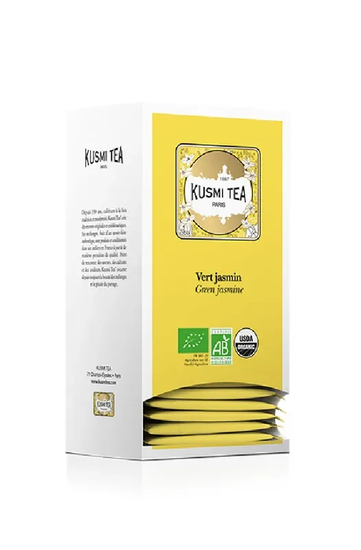 KUSMI TEA – THE VERT JASMIN SACHET 2G x25 BIO