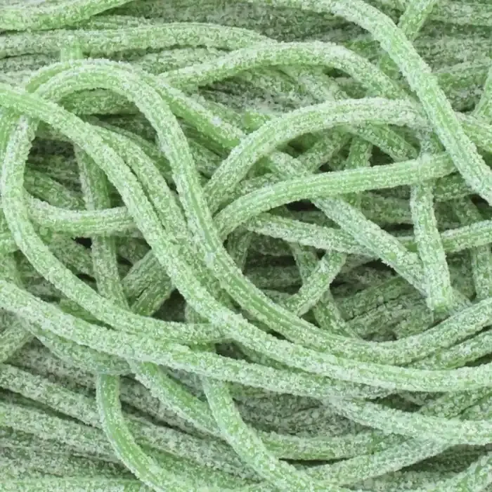 ✨ Lassos Torsadés Acidulés Pomme (100g)